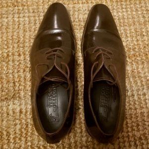 Men's Dark Brown Versace Dress Shoes